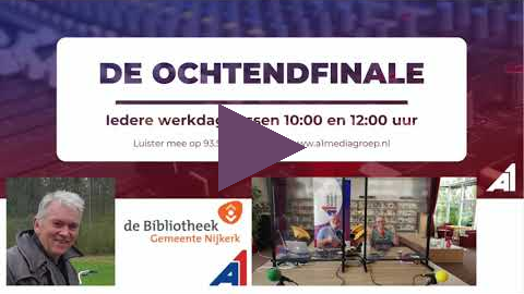 Ochtendfinale - interview met Roel Zuidhof, directeur bibliotheken Nijkerk