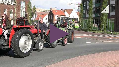 De Jaarlijkse Oldtimer tractor tocht op Boerenmaandag
