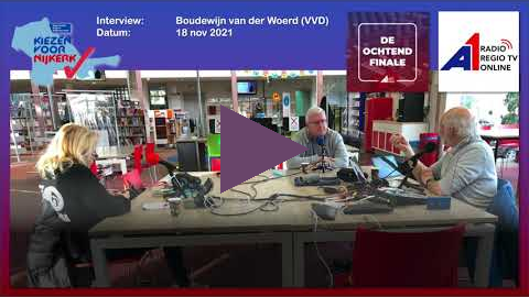A1 Mediagroep  Kiezen voor Nijkerk Interview Boudewijn van der Woerd VVD 18 nov 2021