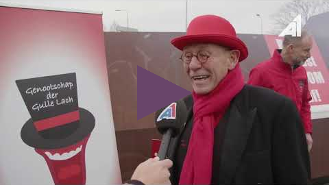 Genootschap der Gulle Lach laat Barnevelds kunstwerk 'De Trein' weer stomen